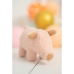 Fluffy toy Crochetts Bebe Pink Pig 30 x 13 x 8 cm