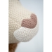 Fluffy toy Crochetts AMIGURUMIS MAXI Brown Lion 84 x 57 x 32 cm