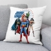 Capa de travesseiro Justice League Justice Team A Branco Multicolor 45 x 45 cm