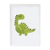 Slika Crochetts Pisana Drvo MDF 33 x 43 x 2 cm Dinosaur