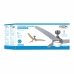 Ventilatore da Soffitto con Luce EDM 33804 Egeo Argentato 60 W