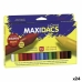 Creioane ceară colorate Alpino Maxidacs Multicolor (24 Unități)