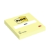 Klisterlappar Post-it 654 Gul 76 x 76 mm (12 antal)