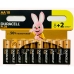 Alkaliske batteri DURACELL Plus 1,5 V LR06 (12 enheter)