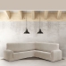 Sofa cover Eysa JAZ Beige 110 x 120 x 600 cm