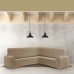 Sofa cover Eysa JAZ Beige 110 x 120 x 600 cm