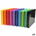 Ring binder Exacompta Multicolour A5 (10 Units)