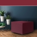 Puff-fodral Eysa JAZ Bordeaux 100 x 65 x 100 cm