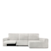 Funda para chaise longue de brazo largo derecho Eysa JAZ Blanco 180 x 120 x 360 cm