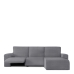 Hoes voor chaise longue met korte armleuning rechts Eysa JAZ Grijs 120 x 120 x 360 cm