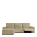 Bezug für Chaiselongue mit kurzem Arm links Eysa JAZ Beige 120 x 120 x 360 cm