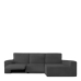 Hoes voor chaise longue met lange armleuning rechts Eysa JAZ Donker grijs 180 x 120 x 360 cm