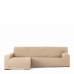 Κάλυμμα για καναπέ με σκαμπό αριστερό μεγάλο μπράτσο Eysa TROYA Μπεζ 170 x 110 x 310 cm