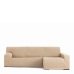 Hoes voor chaise longue met lange armleuning rechts Eysa TROYA Beige 170 x 110 x 310 cm