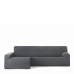 Funda para chaise longue de brazo largo izquierdo Eysa BRONX Gris oscuro 170 x 110 x 310 cm