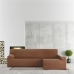 Κάλυμμα για καναπέ με σκαμπό δεξιό μεγάλο μπράτσο Eysa BRONX Σκούρο Κόκκινο 170 x 110 x 310 cm