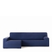 Κάλυμμα για καναπέ με σκαμπό αριστερό μεγάλο μπράτσο Eysa BRONX Μπλε 170 x 110 x 310 cm