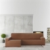 Housse pour chaise longue accoudoir long gauche Eysa BRONX Marron 170 x 110 x 310 cm