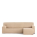 Κάλυμμα για καναπέ με σκαμπό αριστερό μικρό μπράτσο Eysa TROYA Μπεζ 170 x 110 x 310 cm