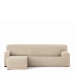 Hoes voor chaise longue met korte armleuning links Eysa TROYA Wit 170 x 110 x 310 cm