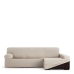 Funda para chaise longue de brazo largo derecho Eysa JAZ Beige 180 x 120 x 360 cm