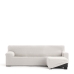 Funda para chaise longue de brazo corto derecho Eysa JAZ Blanco 120 x 120 x 360 cm