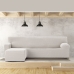 Capa para chaise longue de braço curto esquerdo Eysa JAZ Branco 120 x 120 x 360 cm