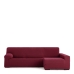 Capa para chaise longue de braço comprido direito Eysa JAZ Castanho-avermelhado 180 x 120 x 360 cm