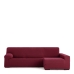 Housse pour chaise longue accoudoir long droit Eysa JAZ Bordeaux 180 x 120 x 360 cm