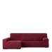 Hoes voor chaise longue met lange armleuning links Eysa JAZ Bordeaux 180 x 120 x 360 cm