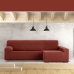 Housse pour chaise longue accoudoir long droit Eysa JAZ Rouge foncé 180 x 120 x 360 cm