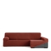 Capa para chaise longue de braço comprido direito Eysa JAZ Vermelho Escuro 180 x 120 x 360 cm