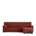 Capa para chaise longue de braço curto direito Eysa JAZ Vermelho Escuro 120 x 120 x 360 cm