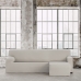 Hoes voor chaise longue met korte armleuning rechts Eysa BRONX Beige 110 x 110 x 310 cm