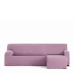 Housse pour chaise longue accoudoir court droit Eysa BRONX Rose 110 x 110 x 310 cm