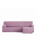 Κάλυμμα για καναπέ με σκαμπό δεξιό μικρό μπράτσο Eysa BRONX Ροζ 110 x 110 x 310 cm