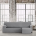 Hoes voor chaise longue met korte armleuning rechts Eysa BRONX Grijs 110 x 110 x 310 cm