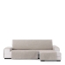 Sofa Cover Eysa VALERIA Light grey Linen 100 x 110 x 240 cm