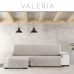 Sofa Cover Eysa VALERIA Light grey 100 x 110 x 240 cm