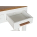 Mesa auxiliar DKD Home Decor Blanco Marrón Acacia Madera de mango 110 x 30 x 80 cm