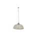 Loftslampe DKD Home Decor Sølvfarvet Natur Metal 50 W 80 x 80 x 47 cm