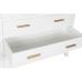 Cassettiera DKD Home Decor Bianco Marrone Acacia Legno di mango Città 110 x 45 x 100 cm