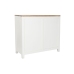 Commode DKD Home Decor Blanc Marron Acacia Bois de manguier Urbaine 110 x 45 x 100 cm