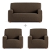 Set di copri divano Eysa TROYA Marrone 70 x 110 x 210 cm 3 Pezzi