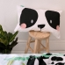 Housse de coussin HappyFriday Moshi Moshi Panda Garden Multicouleur 50 x 30 cm