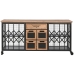 Cassettiera Home ESPRIT Metallo Abete Loft 122 x 37 x 58,5 cm