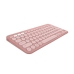 Draadloos toetsenbord Logitech K380s Roze Qwerty Spaans