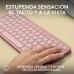 Tastiera Wireless Logitech K380s Rosa Qwerty in Spagnolo