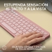 Trådløst tastatur Logitech K380s Pink Spansk qwerty