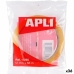 Plakband Apli Transparant 12 mm 66 m (36 Stuks)